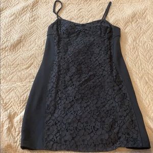 NWT AEO beautiful grey lace center midi bodice